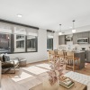 open living concept of kitchen to living room